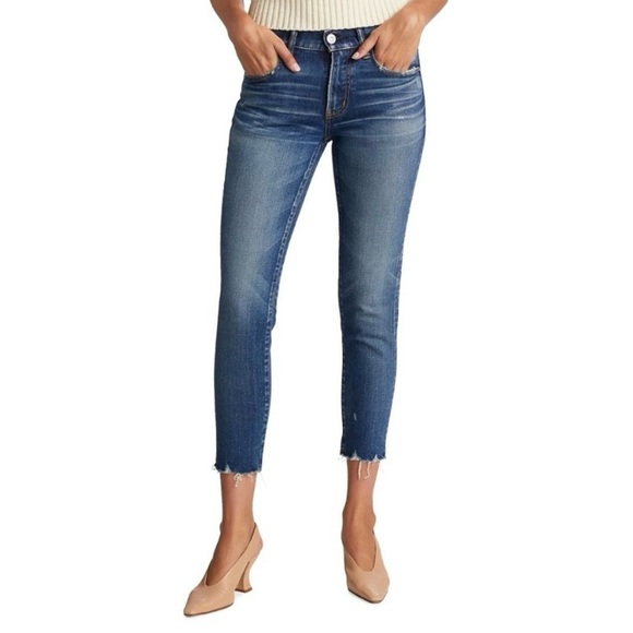 Moussy Denim - Moussy Vintage Tyrone Stretch Skinny Jeans Size 29 Medium Dark Wash